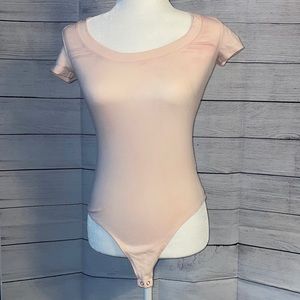 Pale Pink Short Sleeve Bodysuit